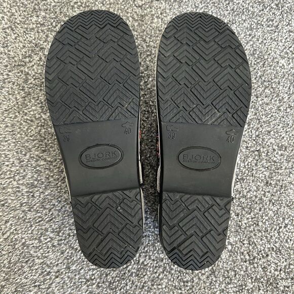 Bjork Araceli Professional Leather Clogs Floral Bird EU 39/40 - Picture 12 of 13